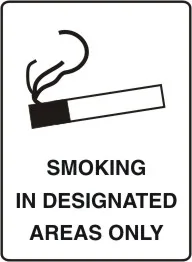 NS 202 — SMOKING IN DESIGNATED AREAS ONLY